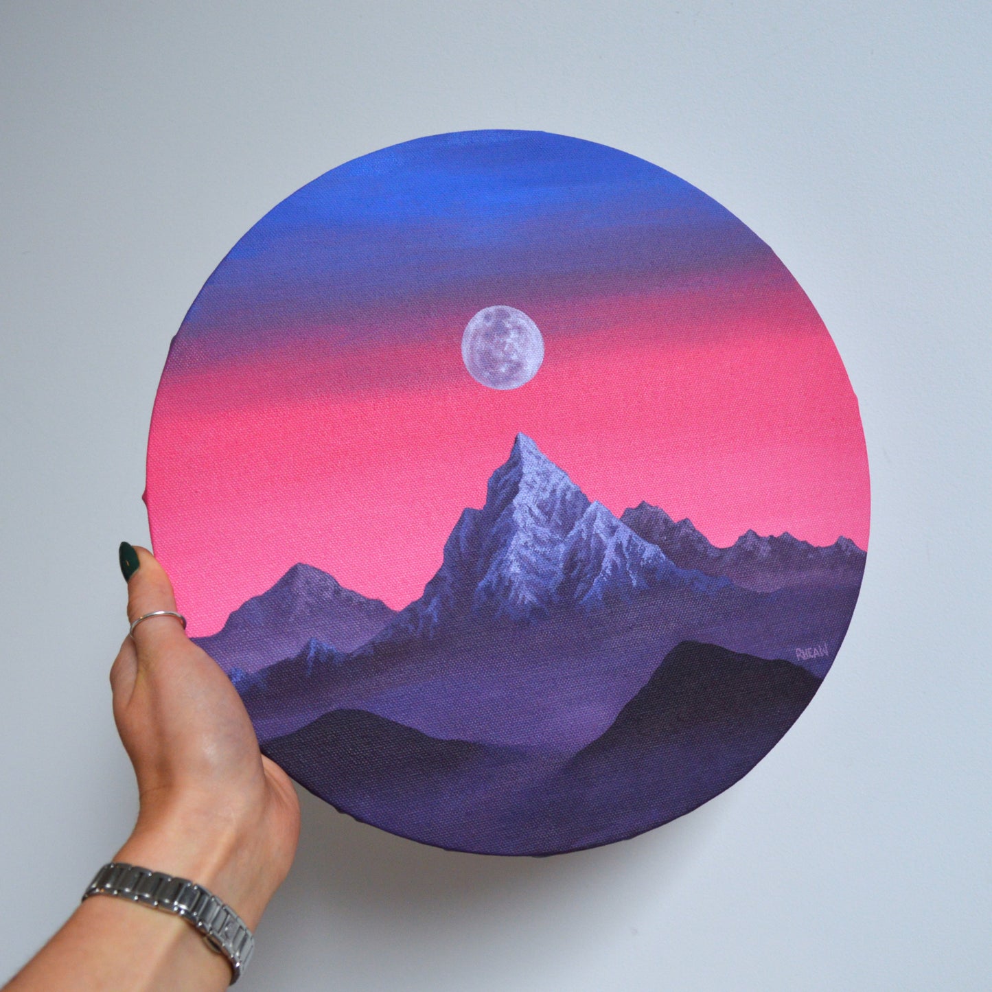'Pink Skies' painting
