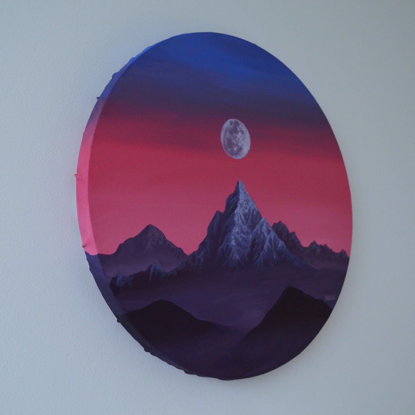 'Pink Skies' painting