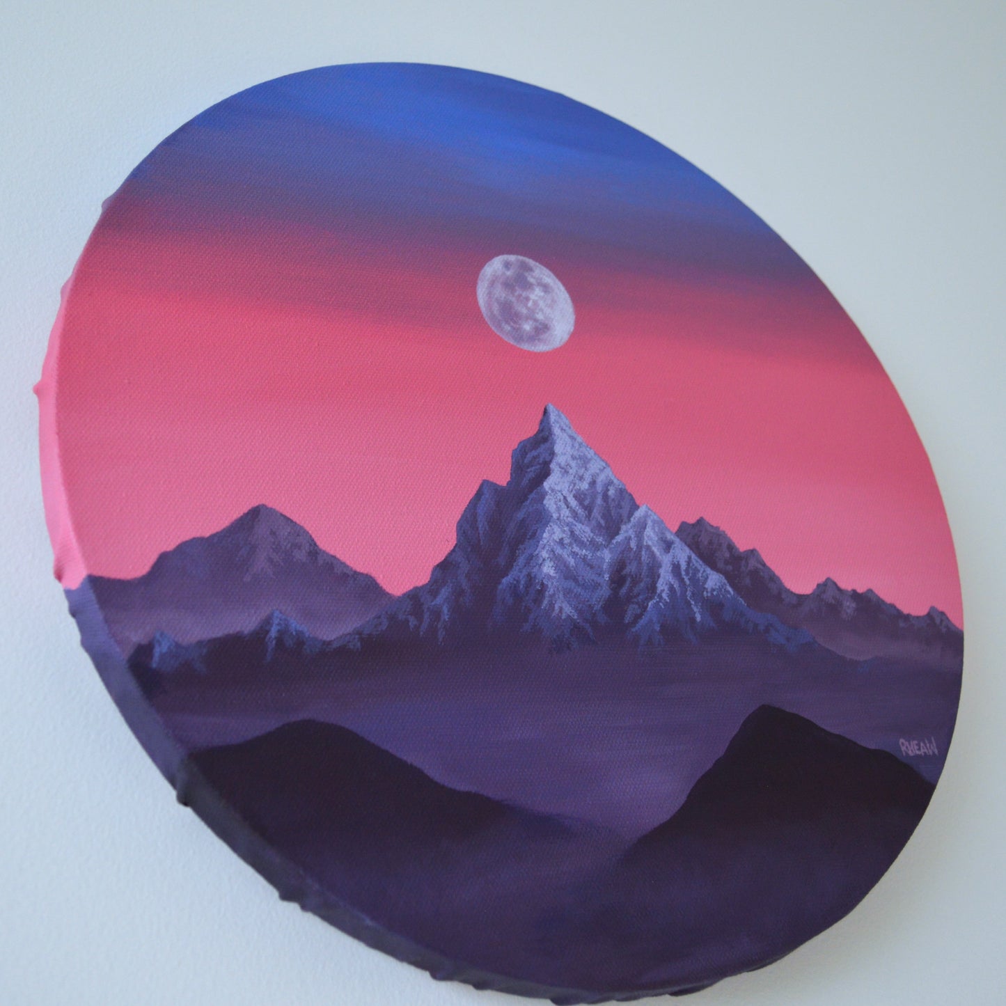 'Pink Skies' painting