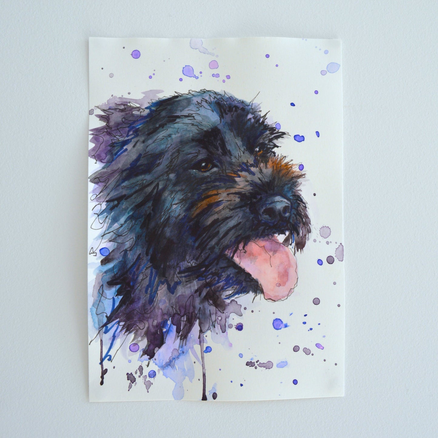 Custom Watercolour Pet Portrait Painting